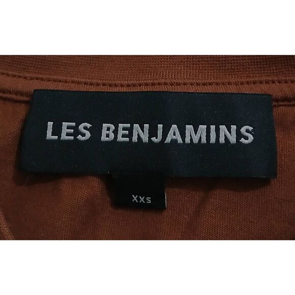 Les Benjamins world tour mens small rustic brown crewneck tshirt - Picture 6 of 8